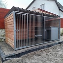 Hondenhok Geïsoleerd grijs XXL