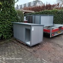 Hondenhok Geïsoleerd grijs XXL
