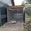 Hondenhok Geïsoleerd grijs XXL