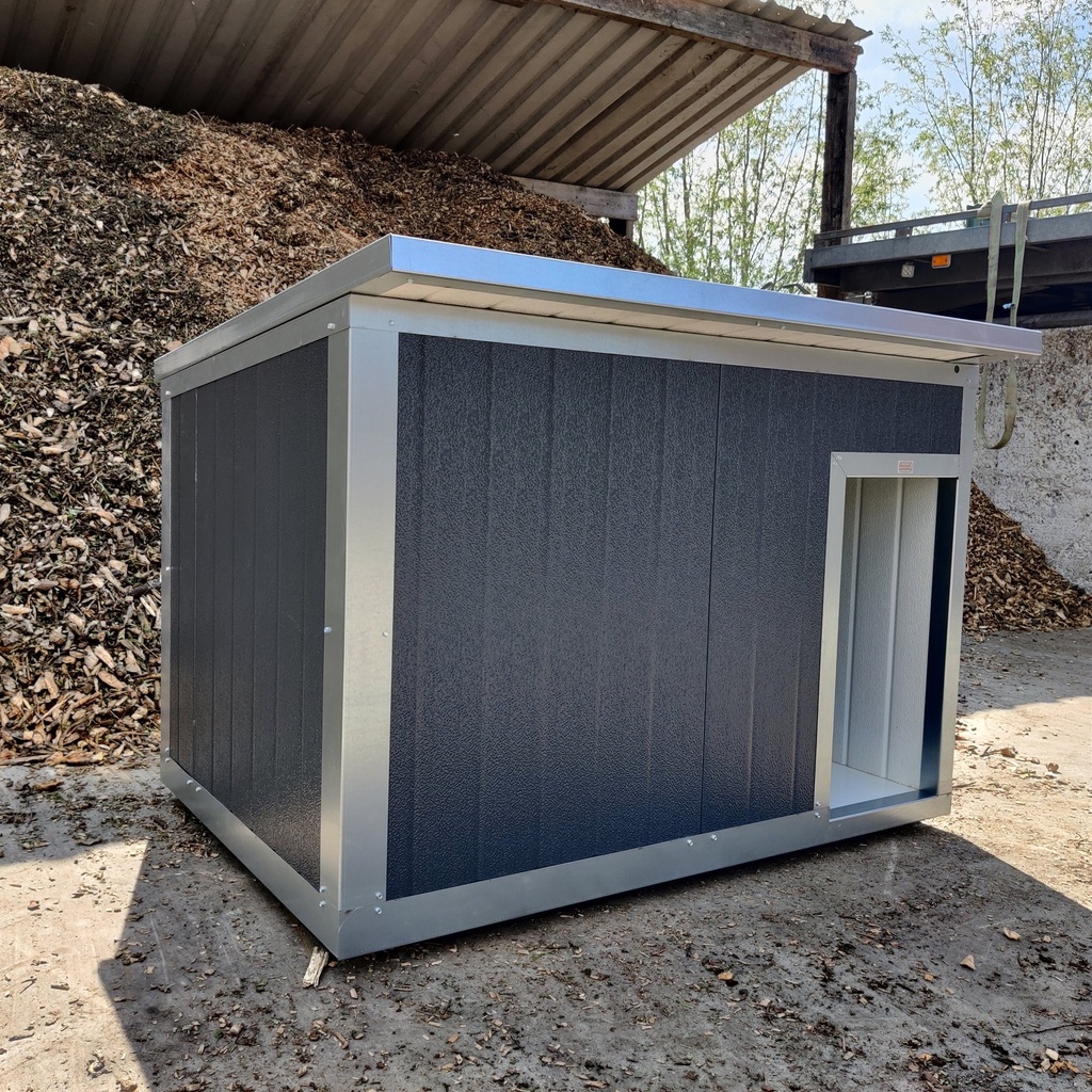 Hondenhok Geïsoleerd Antraciet L 