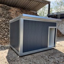 Hondenhok Geïsoleerd Antraciet L 