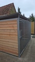Douglas hout hondenkennel 3 X 2m compleet met dak