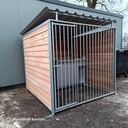 Douglas hout hondenkennel 2 X 2m compleet met dak