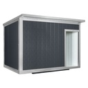 Hondenhok Geïsoleerd Antraciet XL