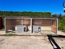 Douglas hout hondenkennel dubbel 3 X 2m compleet met dak