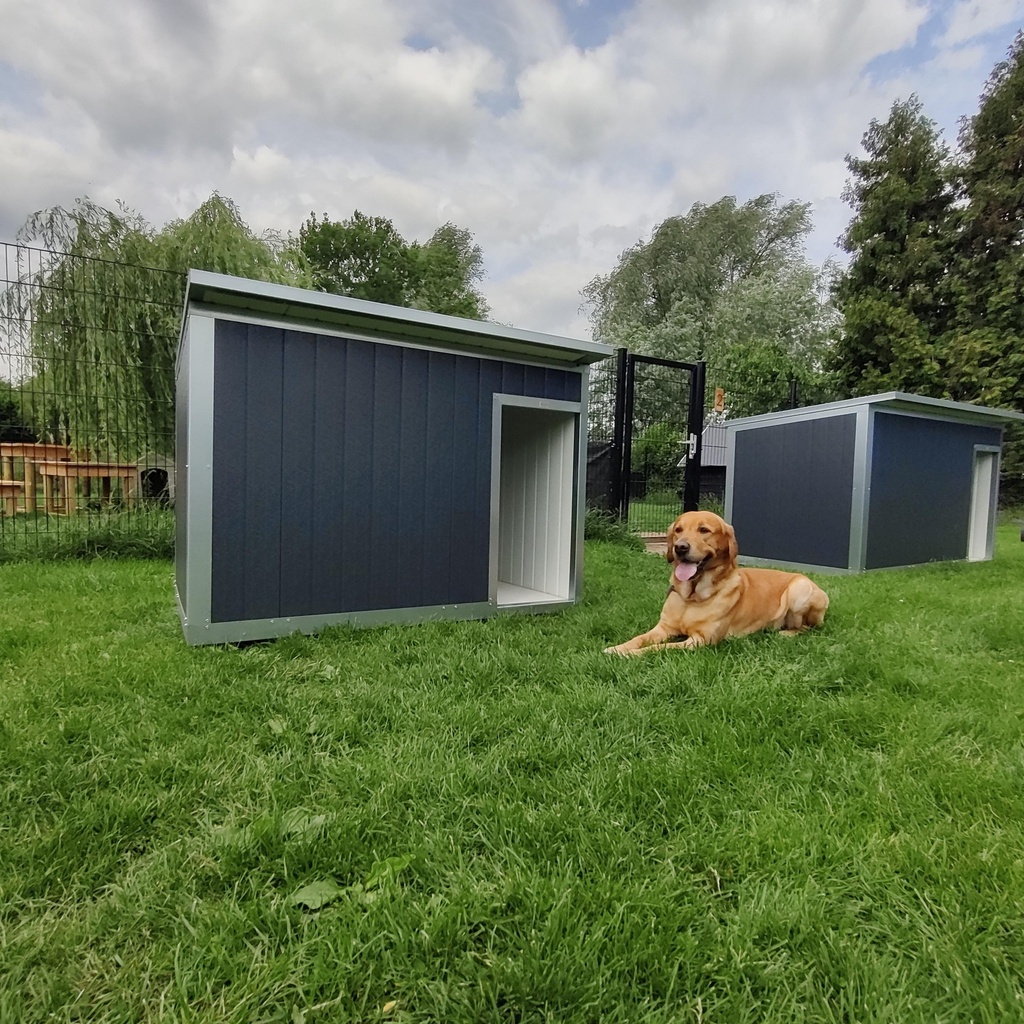 Hondenhok Geïsoleerd Antraciet XL