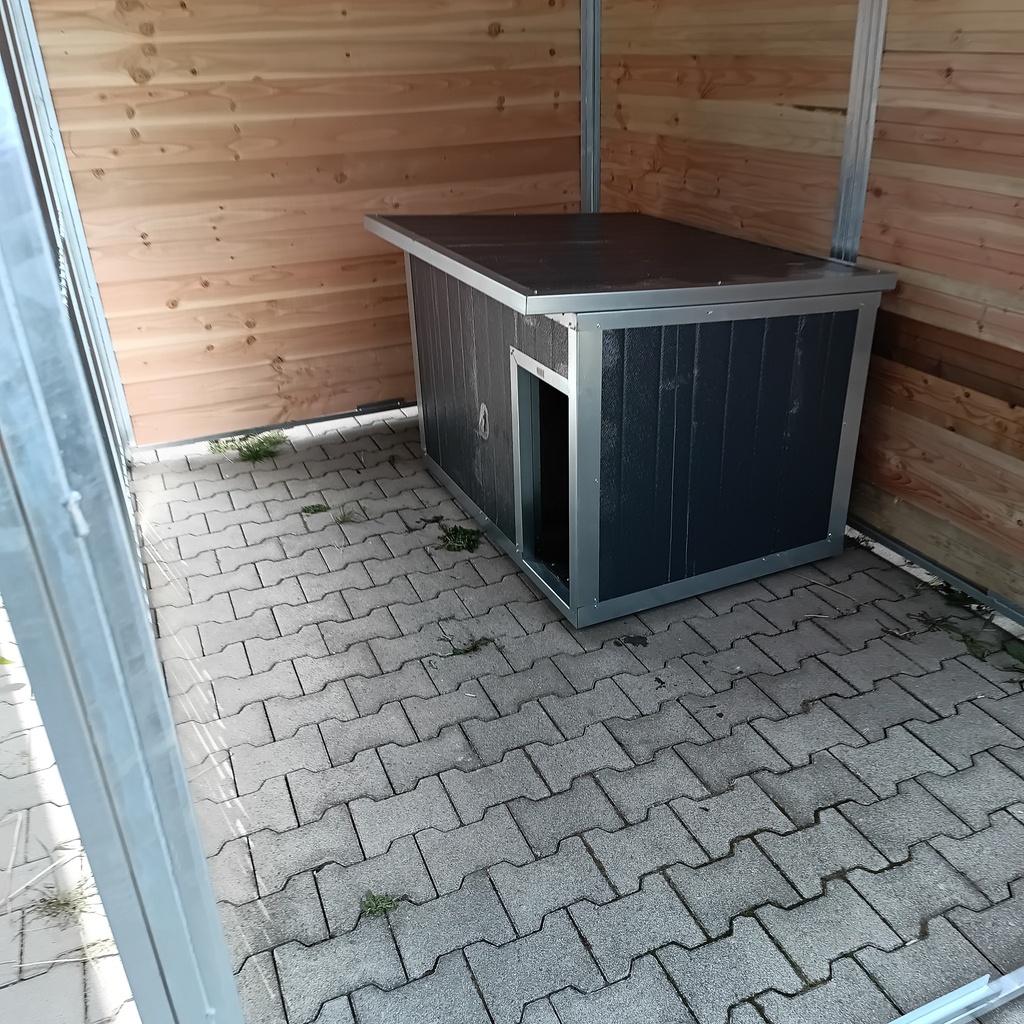 Hondenhok Geïsoleerd Antraciet L 