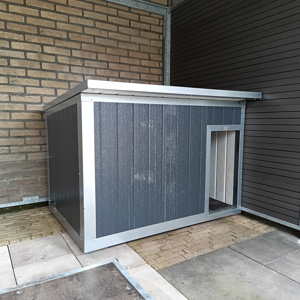 Hondenhok Geïsoleerd Antraciet L 