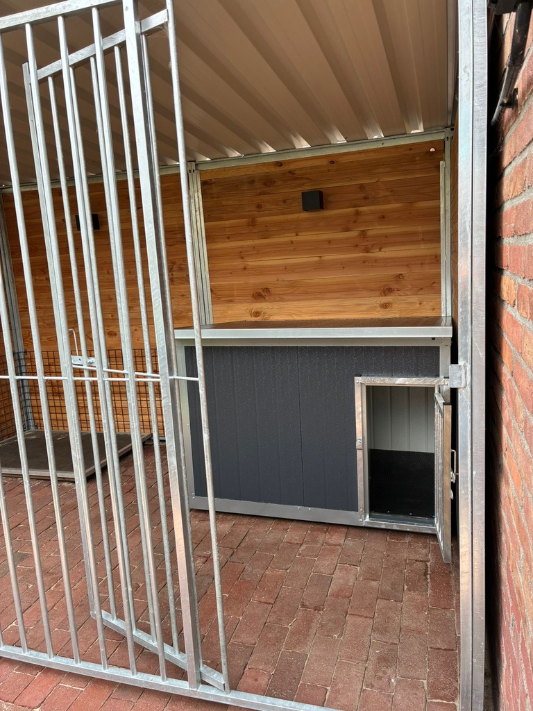 Hondenhok L Geïsoleerd Antraciet 