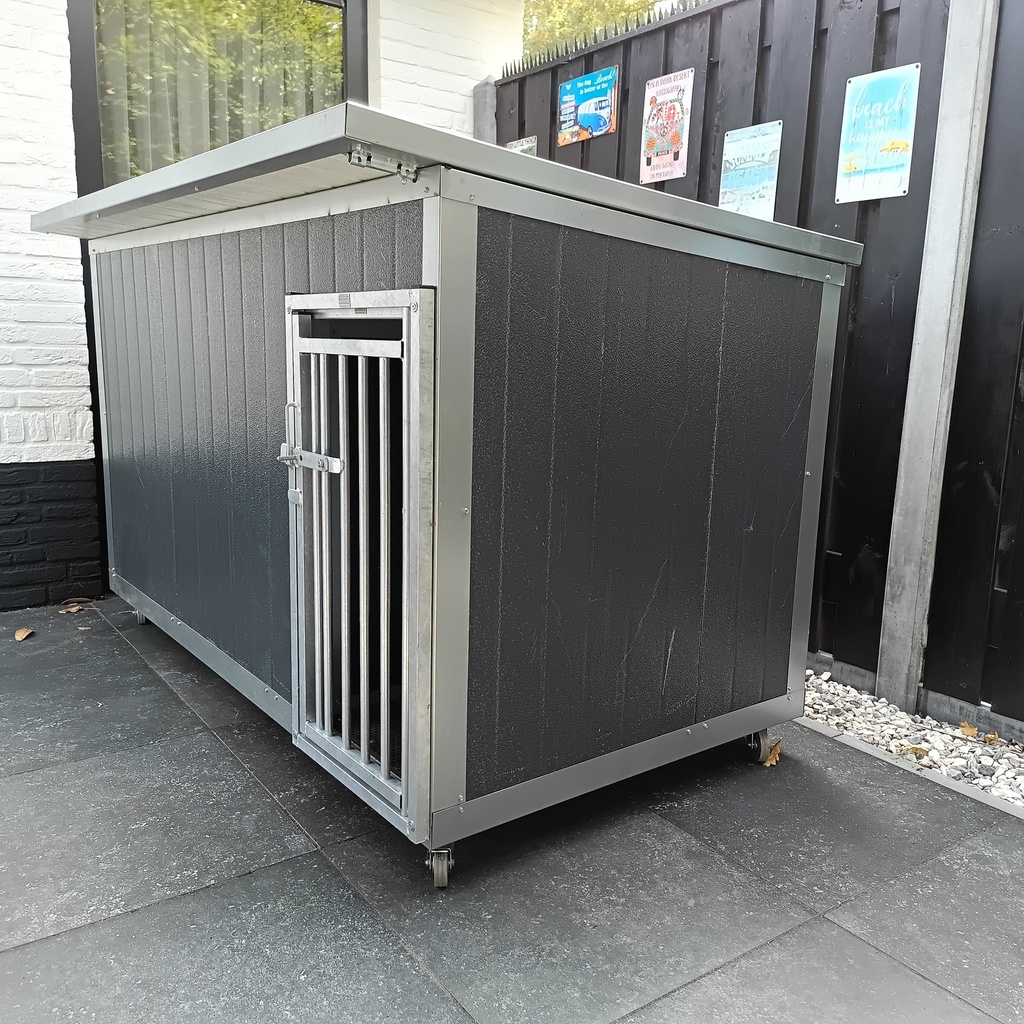 Hondenhok XXL Geïsoleerd Antraciet