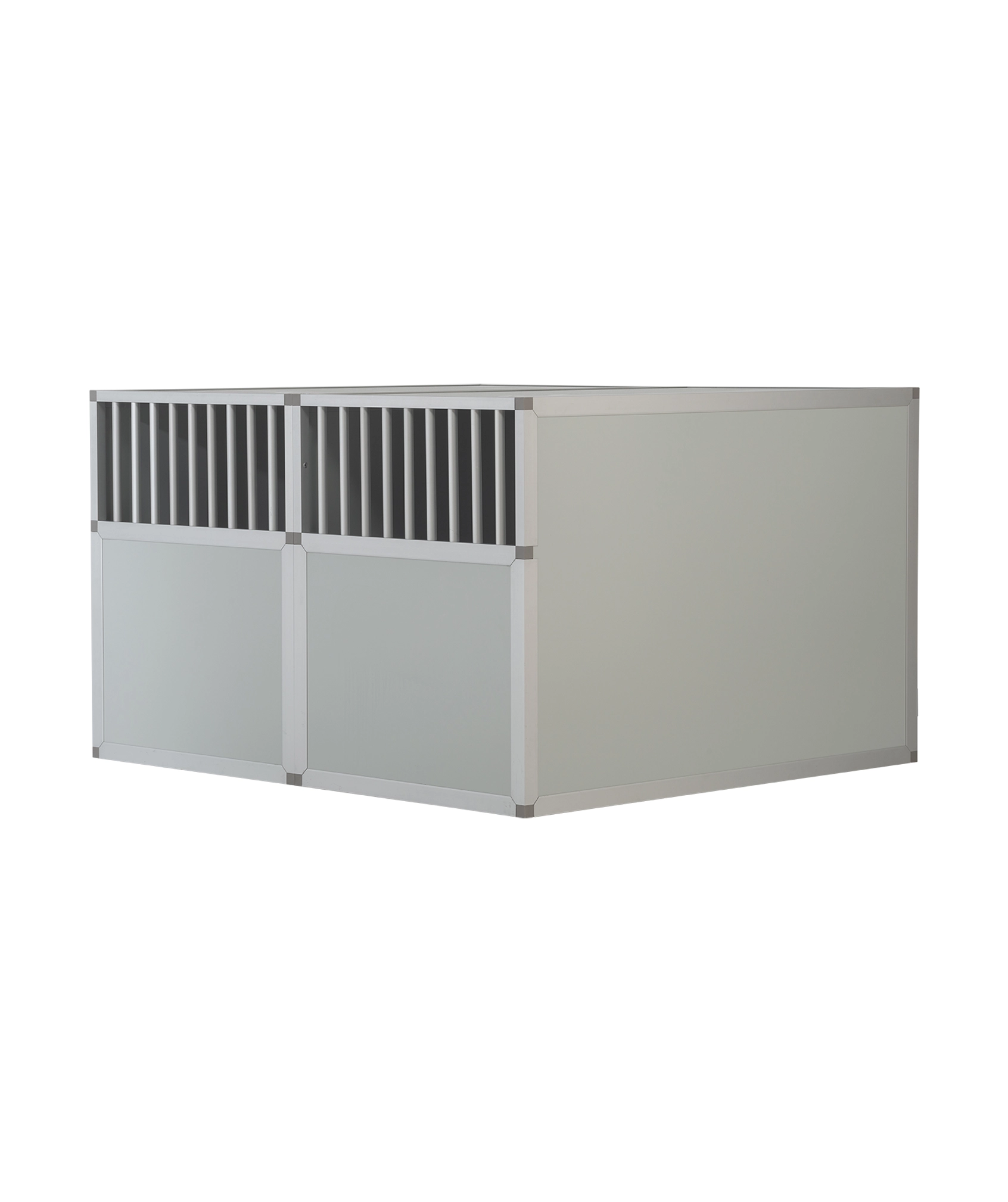 Hundos Autobench Recht Model Dubbel 100x110x67 met spijlen