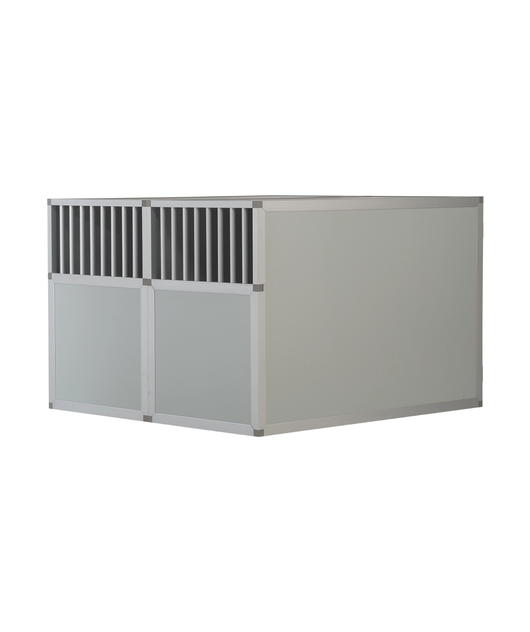 Hundos Autobench Recht model Dubbel 100x95x67 met spijlen 