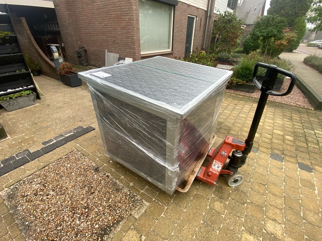 Hondenhok L Geïsoleerd Antraciet 