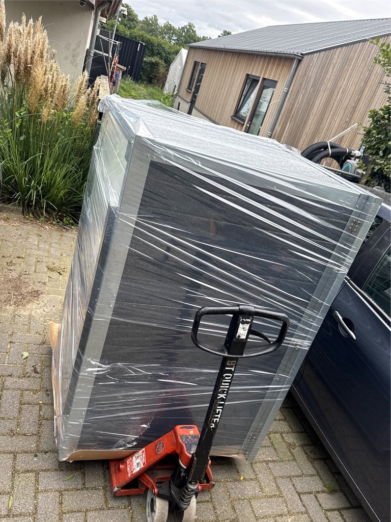Hondenhok XL Geïsoleerd Antraciet