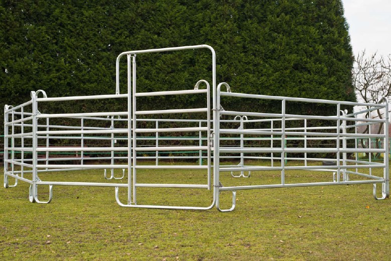 3m x 1,7m Texas hekwerk, weidepaneel- met deur