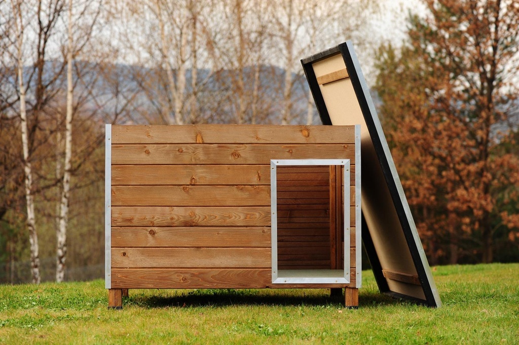 Houten hondenhok maat 4