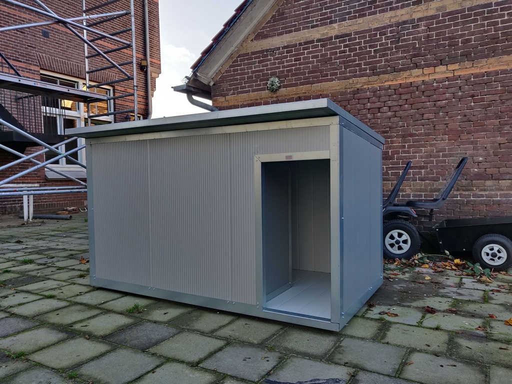 Hondenhok Geïsoleerd grijs XXL