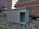 Hondenhok Geïsoleerd grijs XXL