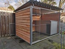Hondenhok Geïsoleerd grijs XXL