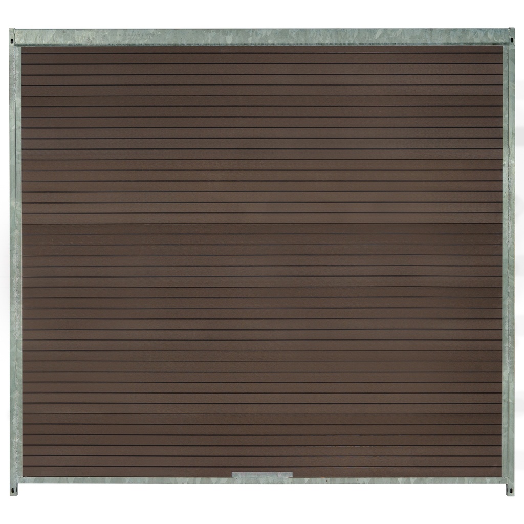 kennelpaneel 2m - WPC composiet geheel dicht  