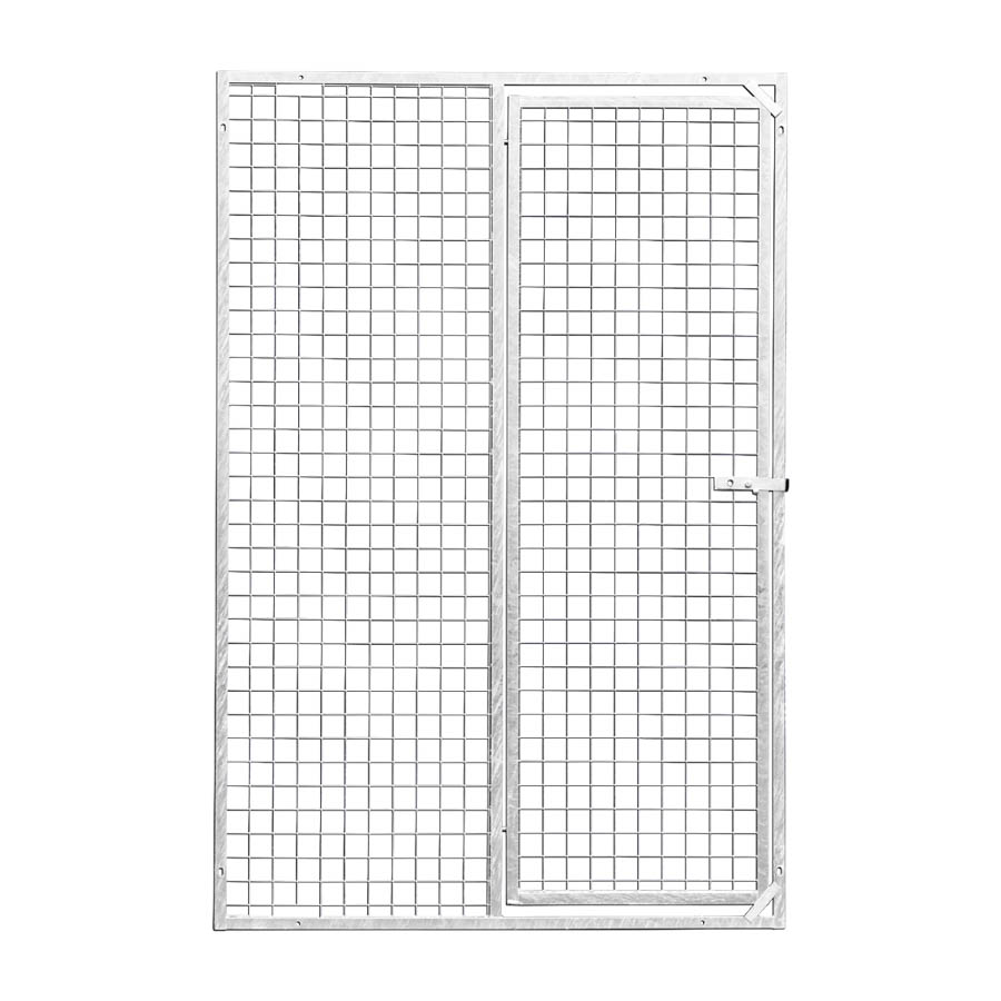 Gaaspaneel Kattenren 120 x 180 cm met deur - gaas 5x5cm 