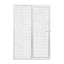 Gaaspaneel Kattenren 120 x 180 cm met deur - gaas 5x5cm 
