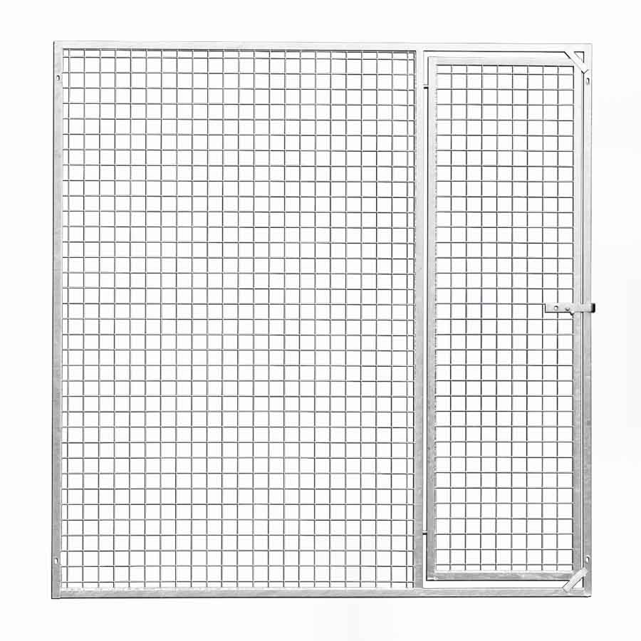 Gaaspaneel Kattenren 175 x 180 cm met deur - gaas 5x5cm