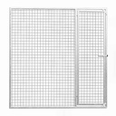 Gaaspaneel 175 x 180 cm met deur - gaas 5x5cm