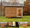 Houten hondenhok maat 4