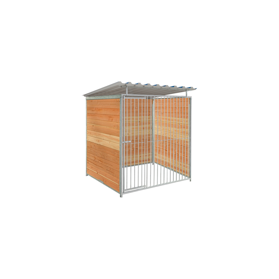 Douglas hout hondenkennel 2 X 1,5m compleet met dak