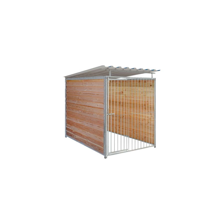 Douglas hout hondenkennel 1,5 X 2m compleet met dak