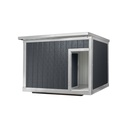 Hondenhok L Geïsoleerd Antraciet 