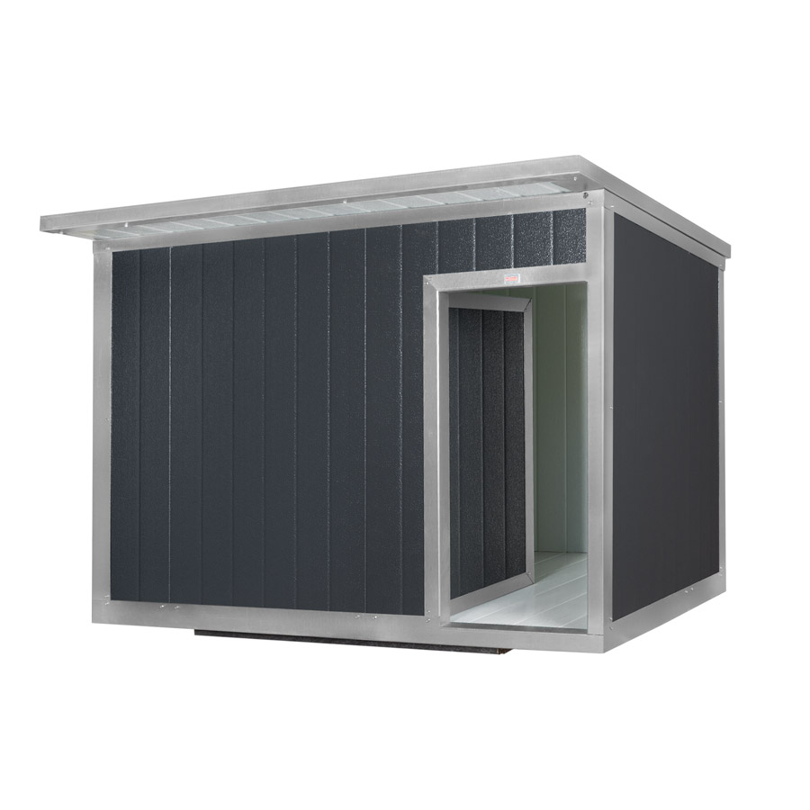 Hondenhok XL Geïsoleerd Antraciet