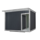 Hondenhok XL Geïsoleerd Antraciet