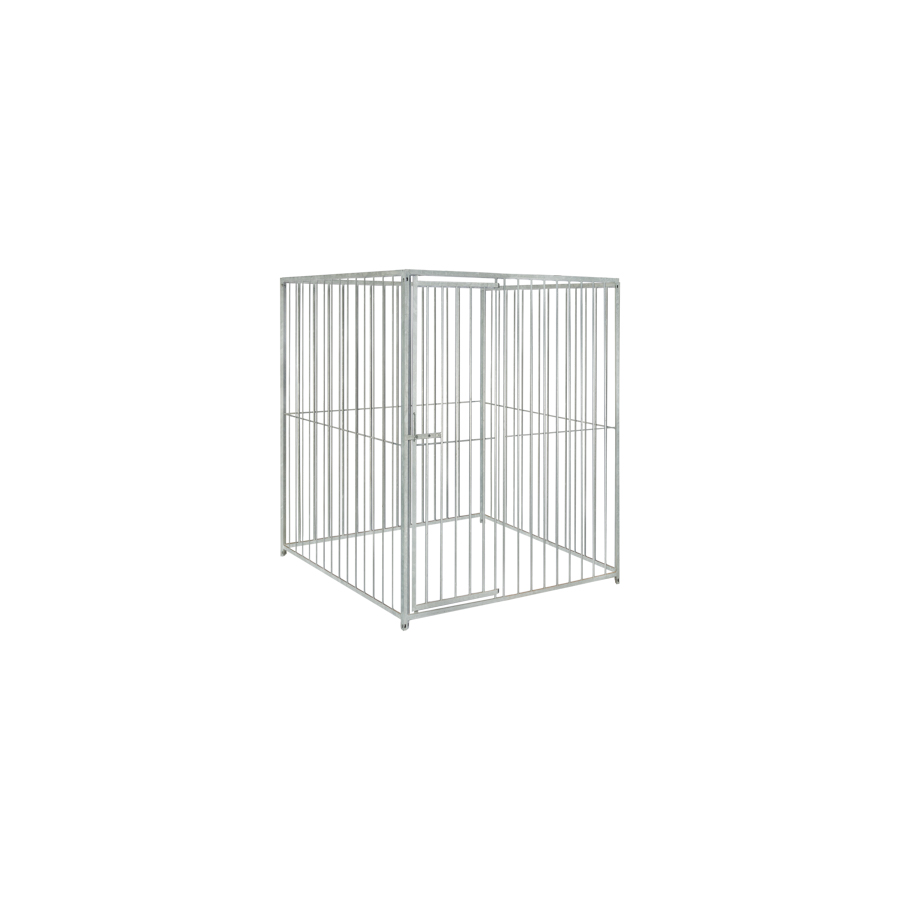 Basic spijlen 8cm hondenkennel 1,5 X 1,5m zonder dak