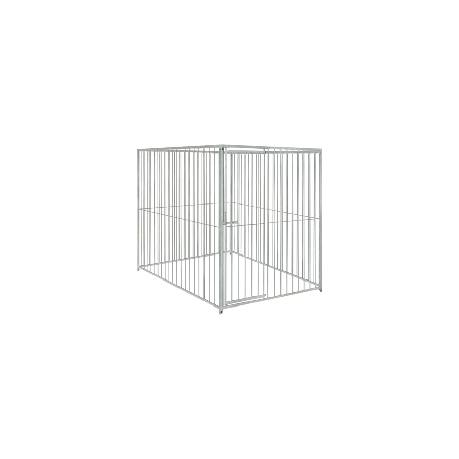 Basic spijlen 8cm hondenkennel 1,5 X 2m zonder dak
