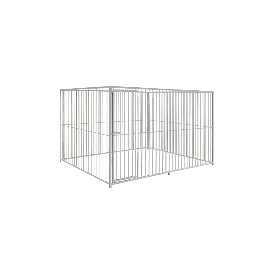 Basic spijlen 8cm hondenkennel 3 X 2m zonder dak