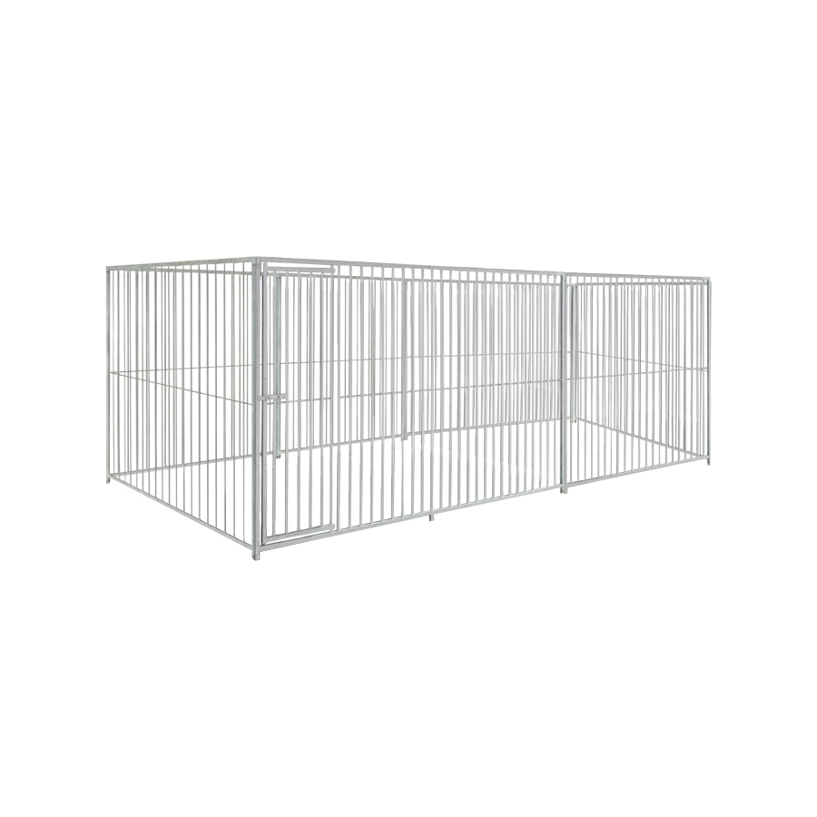 Basic spijlen 8cm hondenkennel 5 X 2m zonder dak