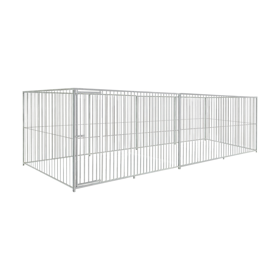 Basic spijlen 8cm hondenkennel 6 X 2m zonder dak