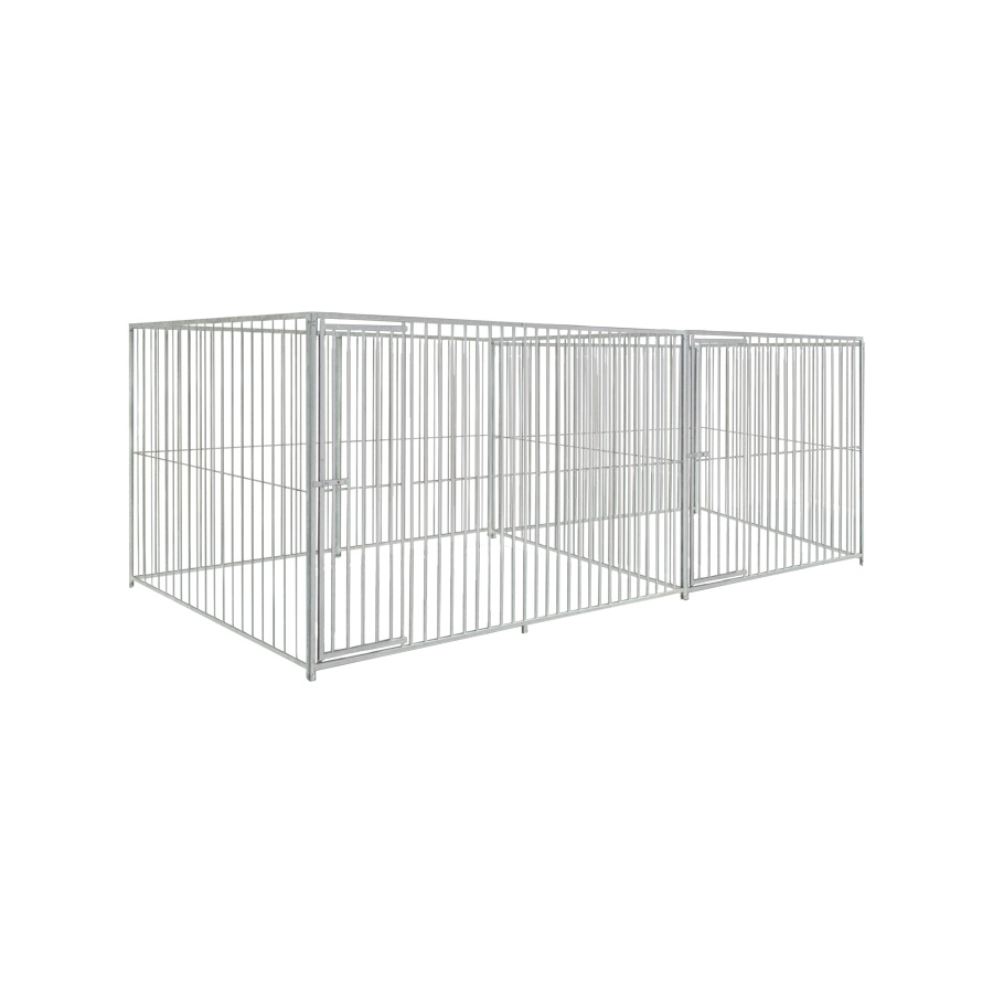 Basic spijlen 8cm hondenkennel dubbel 2 X 2m & 3 X 2m zonder dak