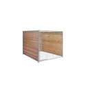 Douglas hout hondenkennel 2 X 2m zonder dak