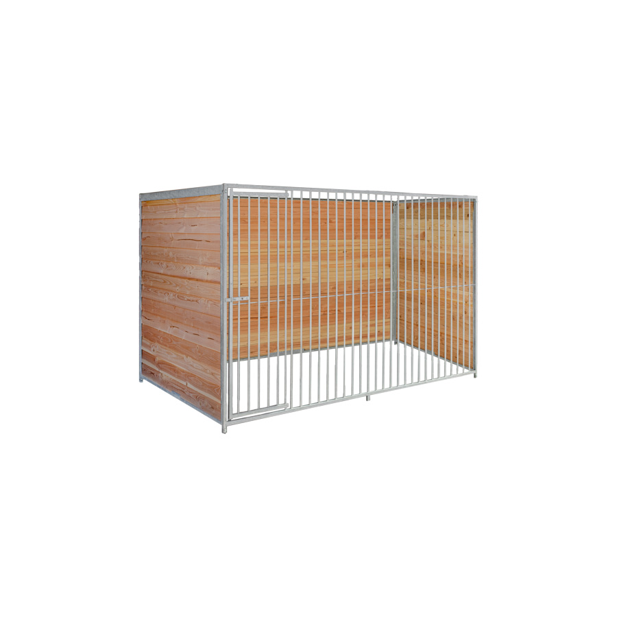Douglas hout hondenkennel 3 X 1,5m zonder dak