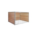 Douglas hout hondenkennel 3 X 2m zonder dak