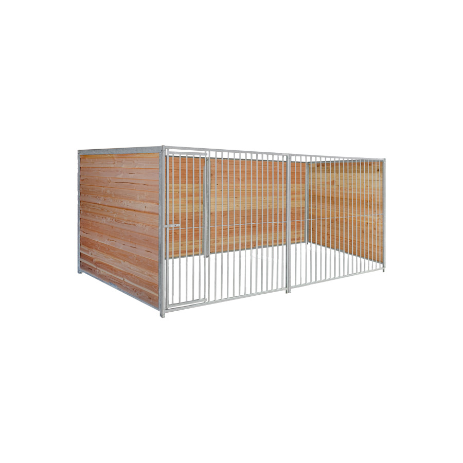 Douglas hout hondenkennel 4 X 2m zonder dak