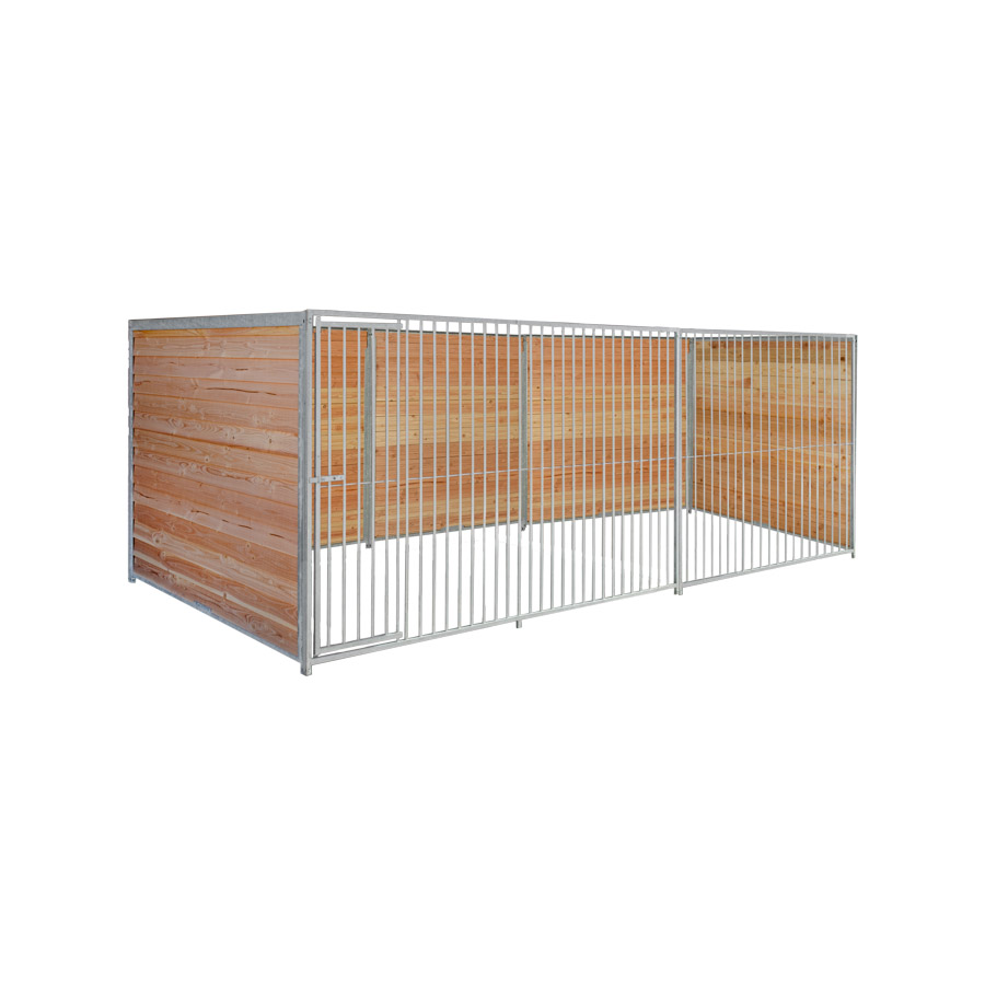 Douglas hout hondenkennel 5 X 2m zonder dak