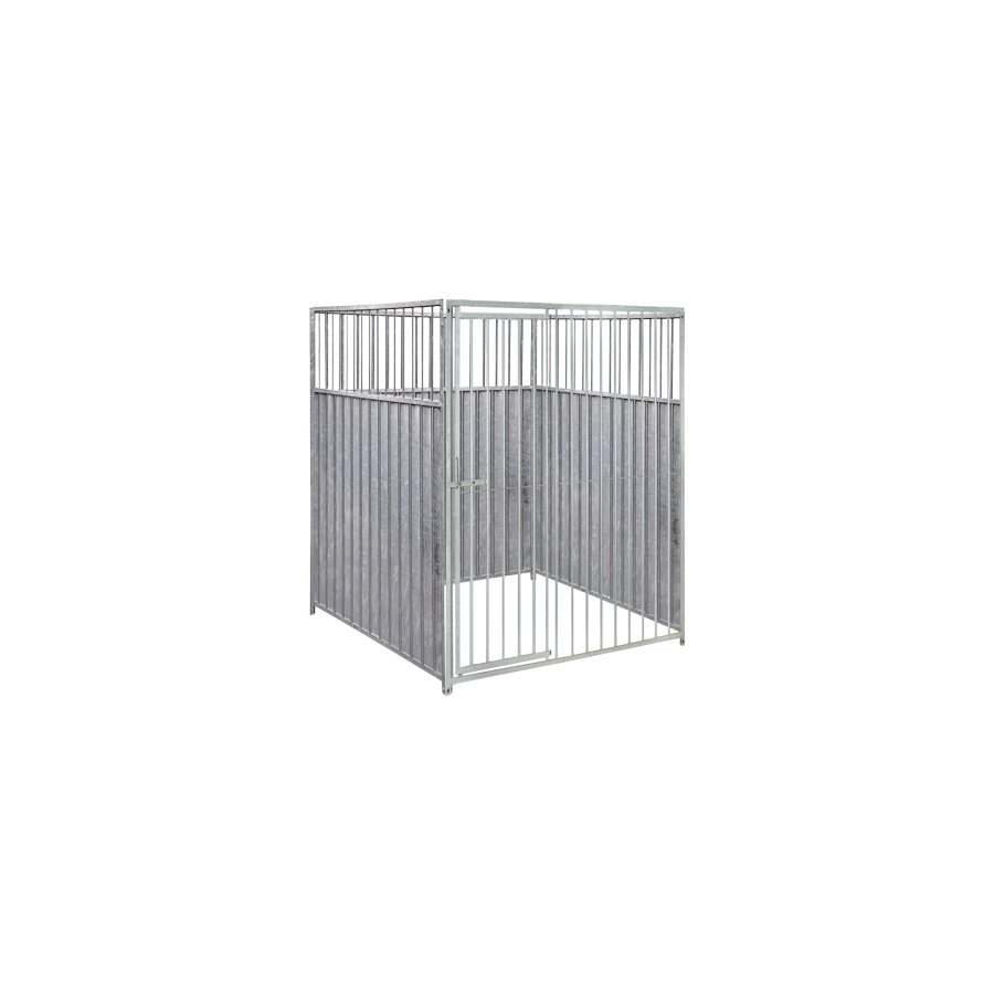 2/3 damwand hondenkennel 1,5 X 1,5m zonder dak
