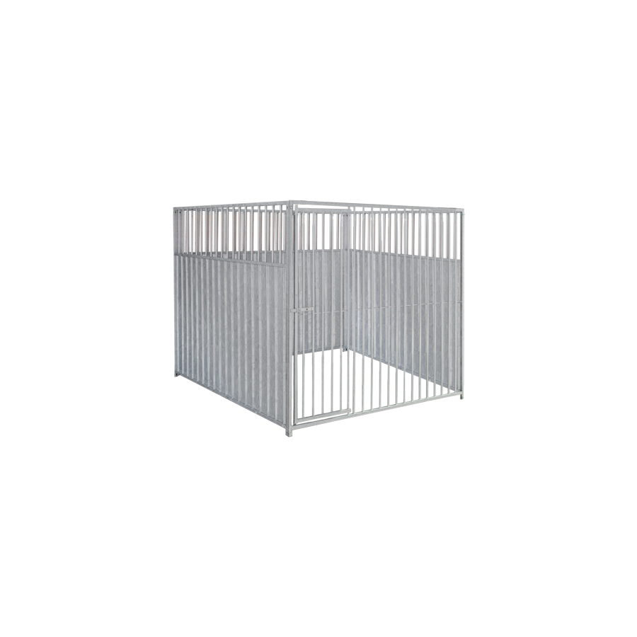 2/3 damwand hondenkennel 2 X 2m zonder dak
