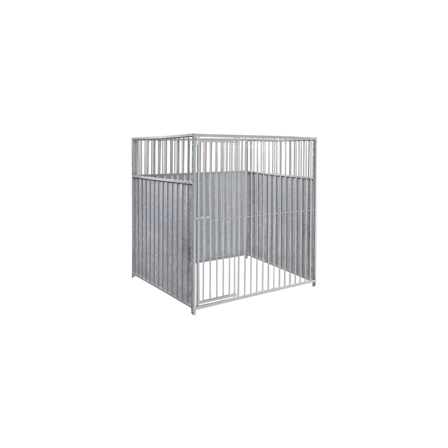 2/3 damwand hondenkennel 2 X 1,5m zonder dak