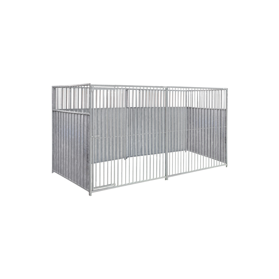 2/3 damwand hondenkennel 4 X 1,5m zonder dak