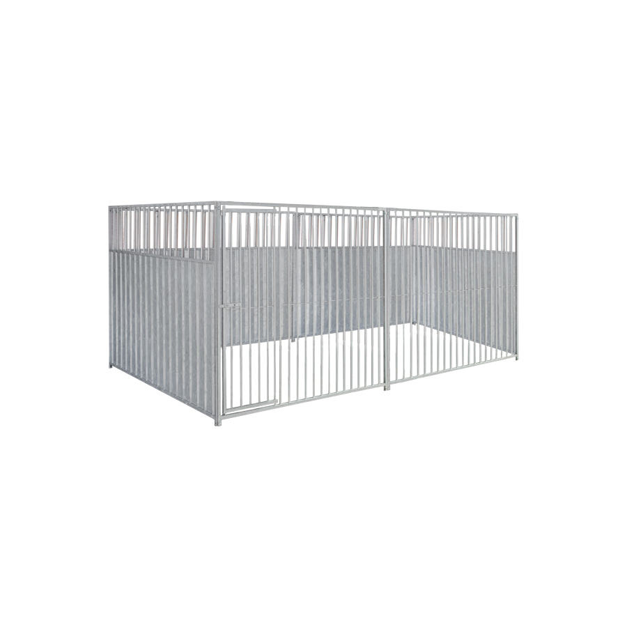 2/3 damwand hondenkennel 4 X 2m zonder dak